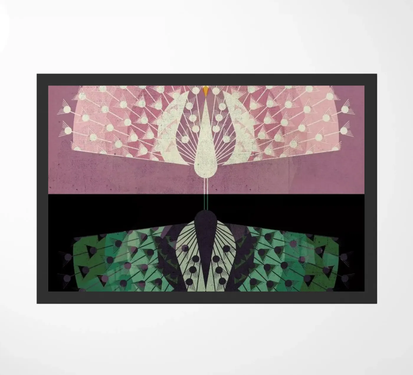 Peacock deurmat van Dieter Braun