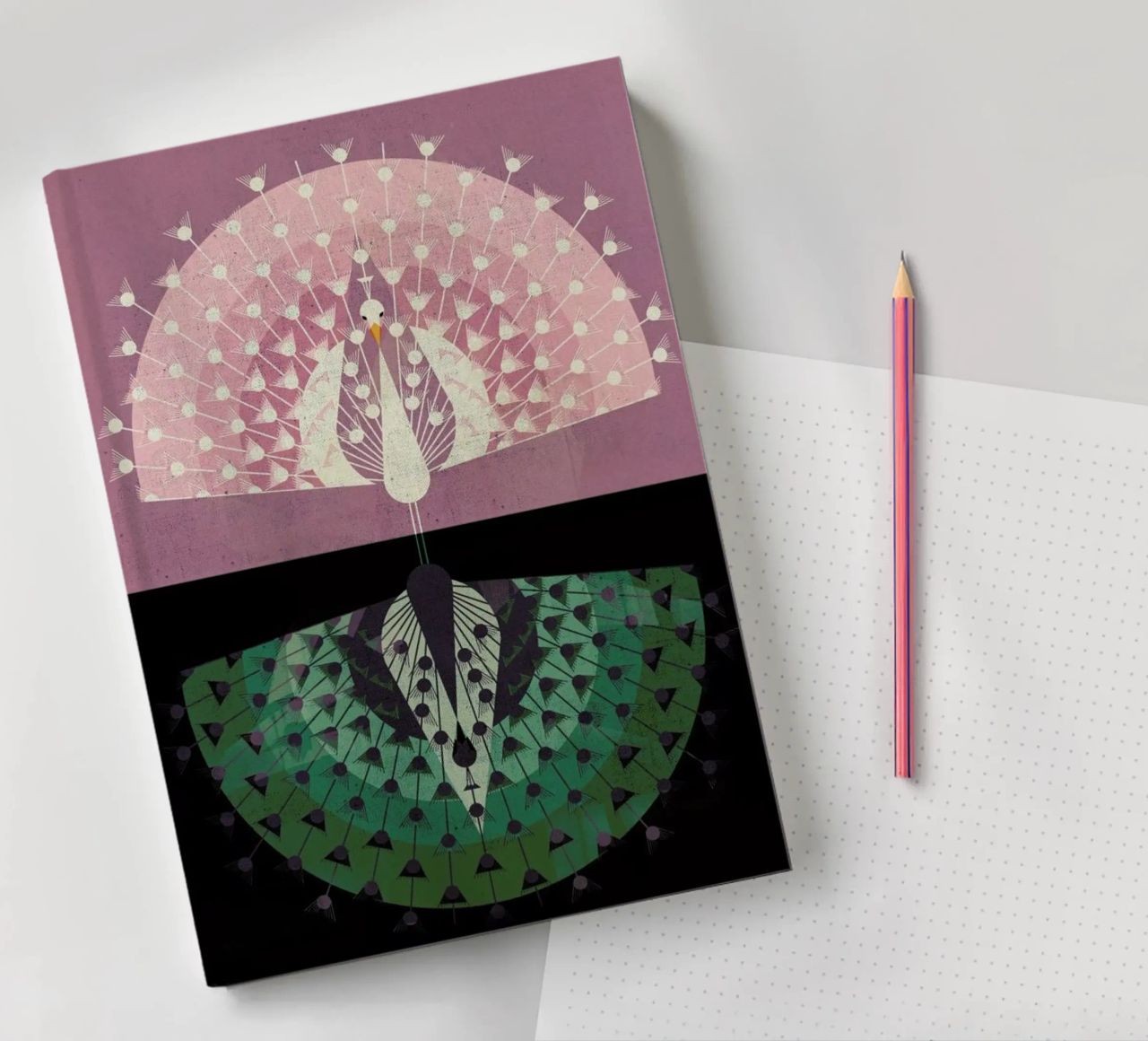 Peacock notebook by Dieter Braun