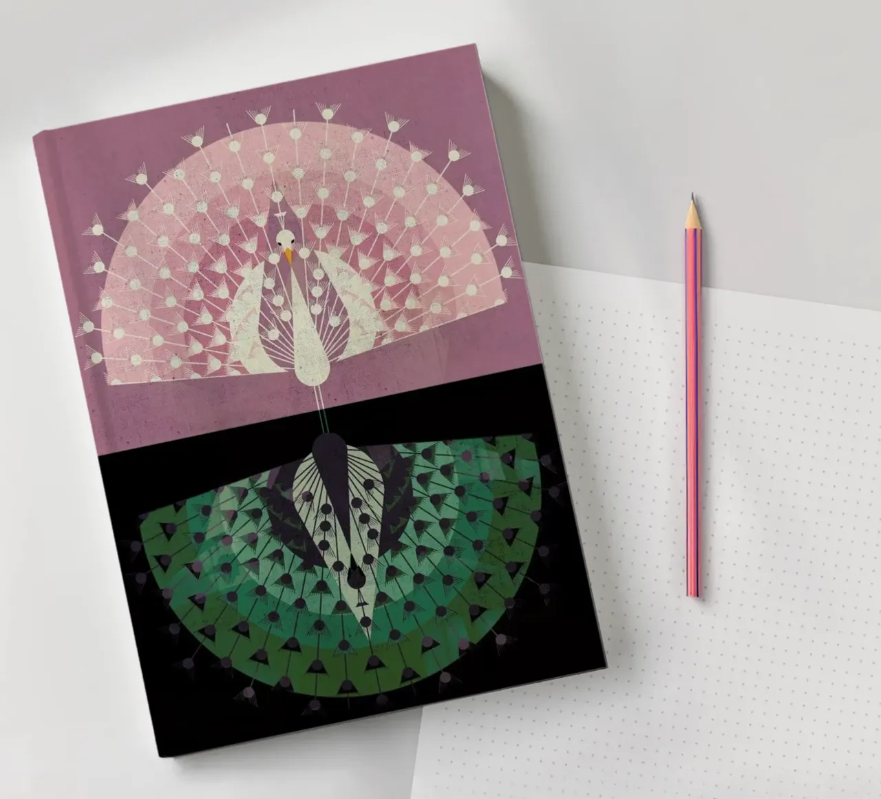 Peacock Notizbuch von Dieter Braun