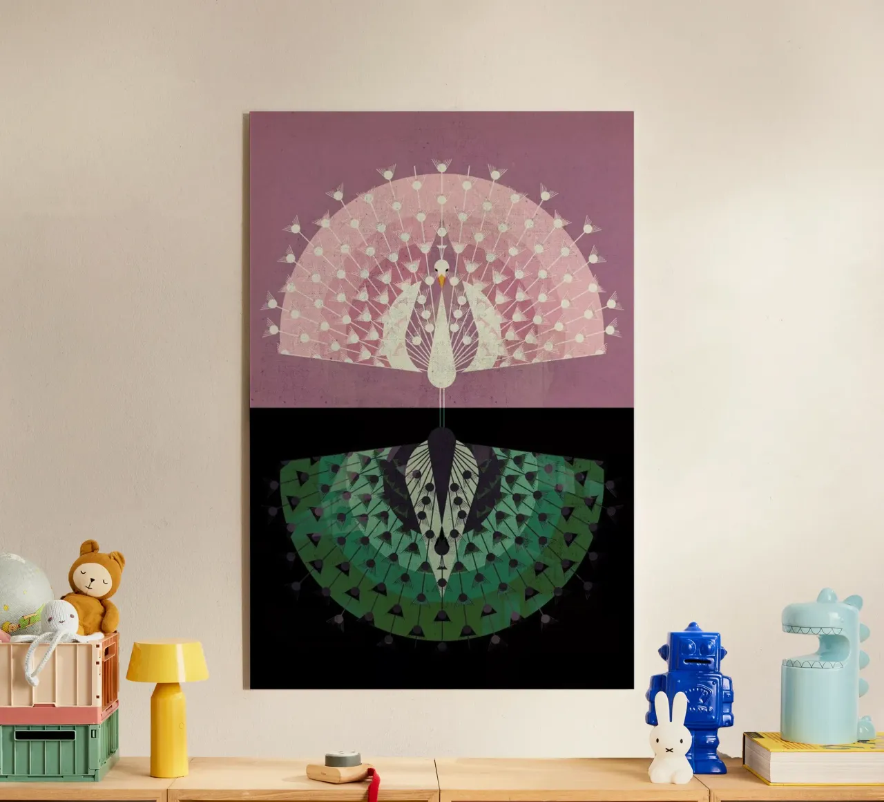 Peacock plexiglass da Dieter Braun