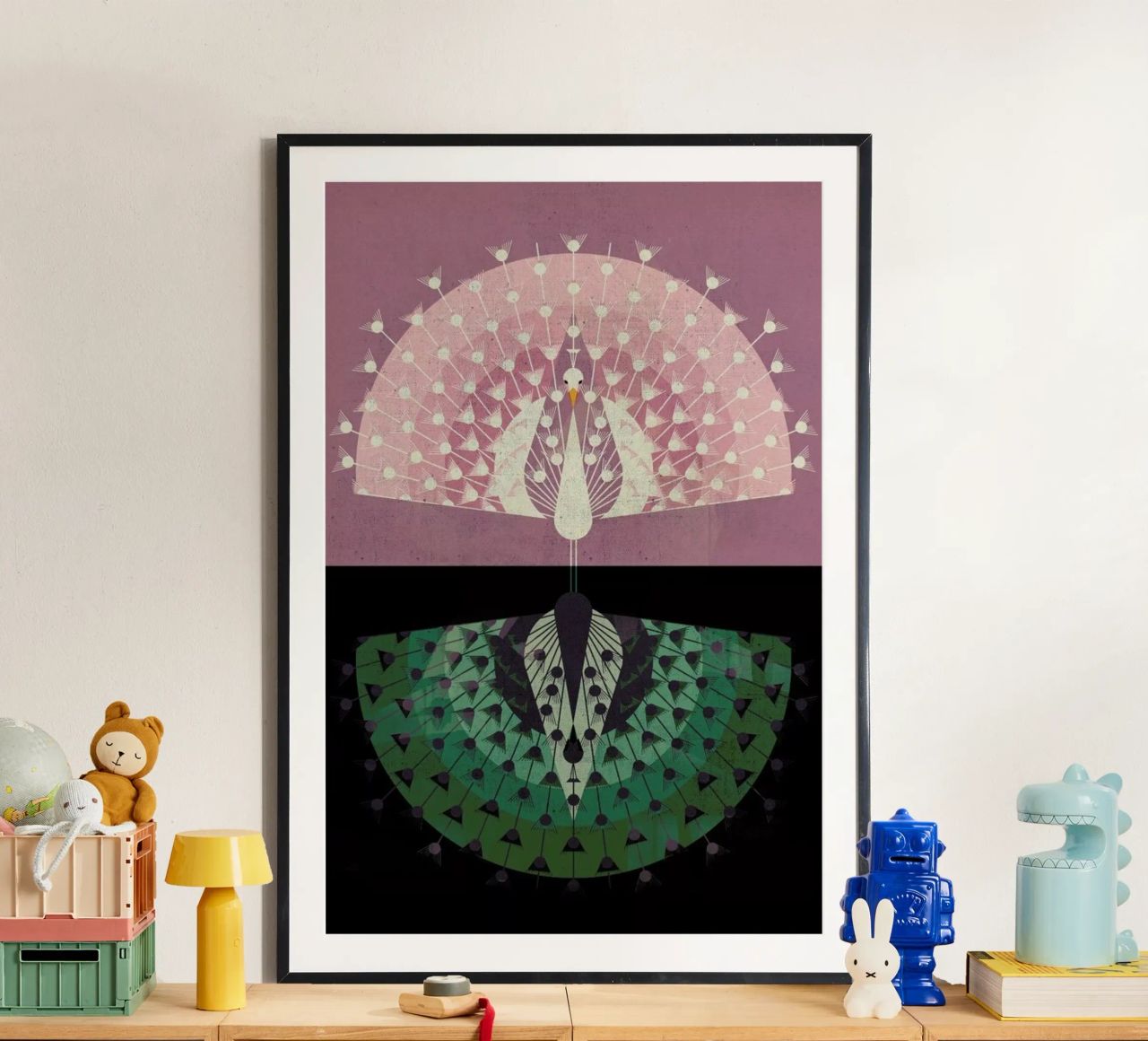 Peacock poster by Dieter Braun