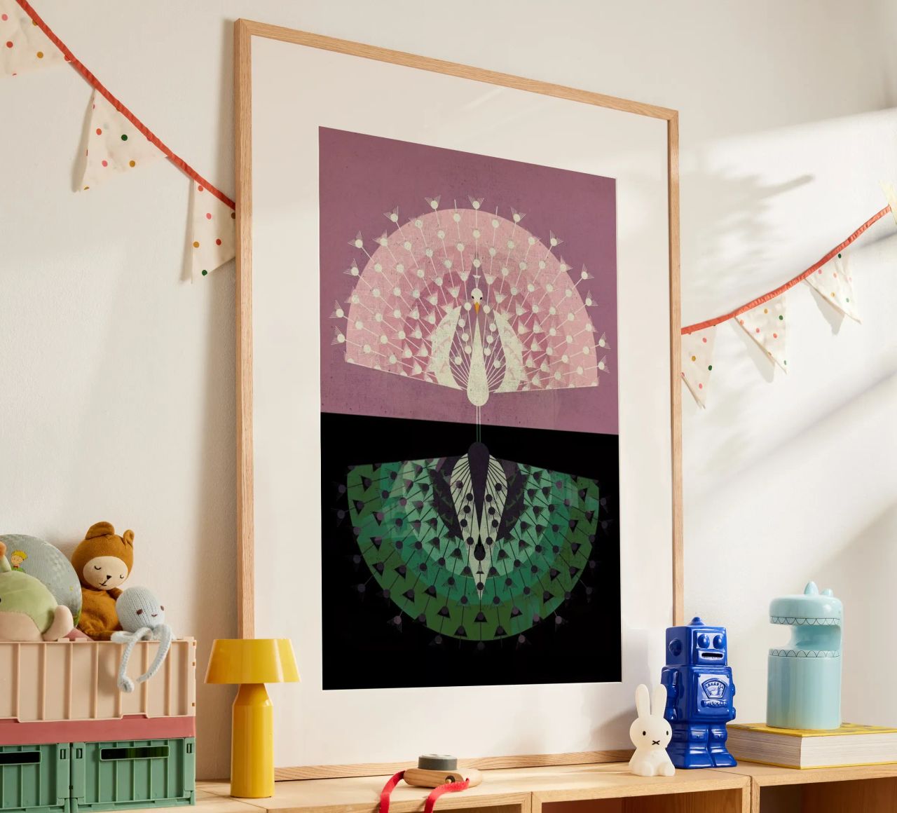 Peacock poster by Dieter Braun