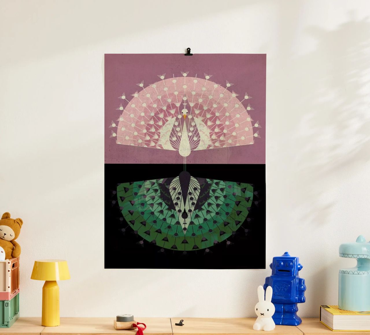 Peacock poster by Dieter Braun