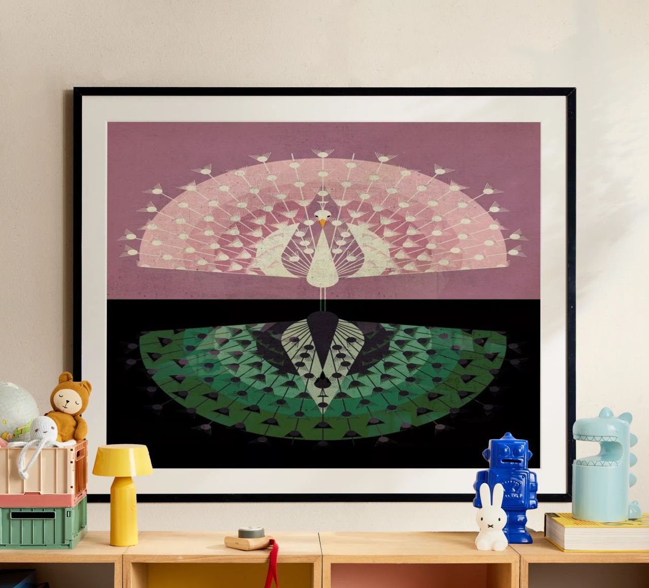Peacock poster by Dieter Braun