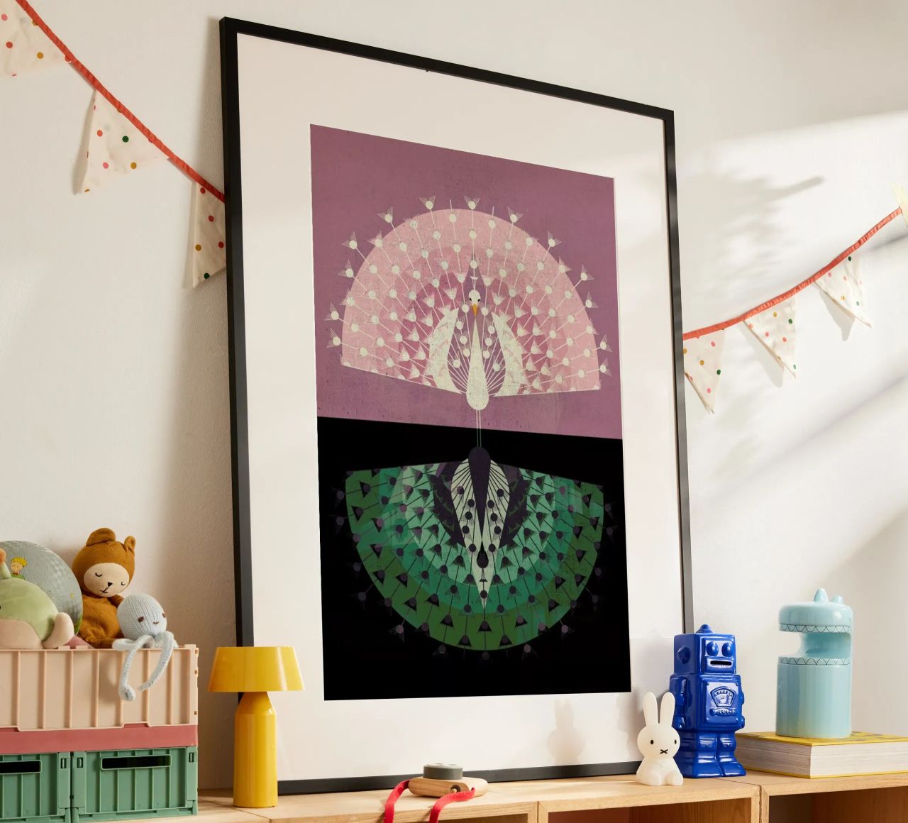 Peacock poster by Dieter Braun