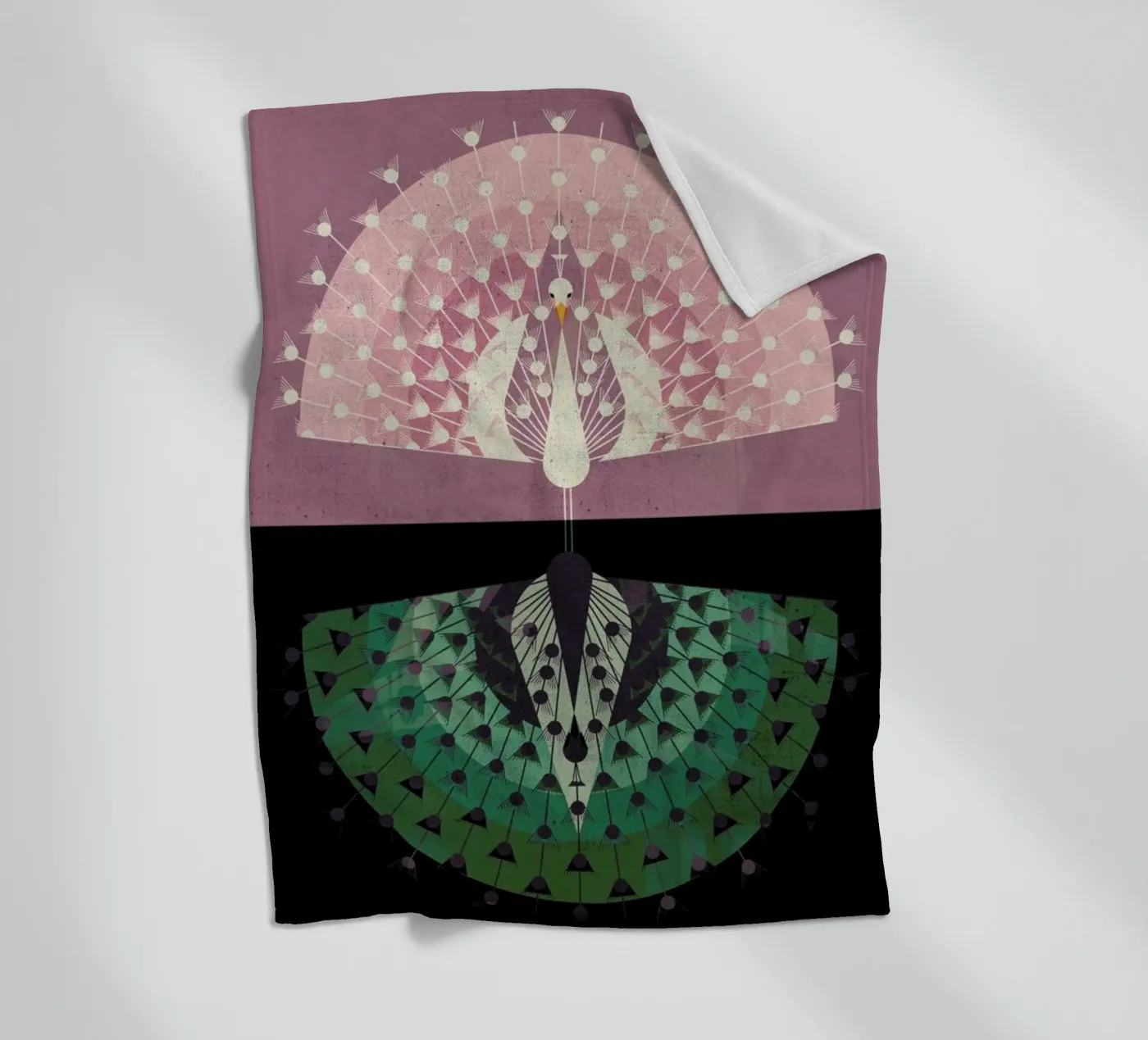 Peacock plaid polaire de Dieter Braun