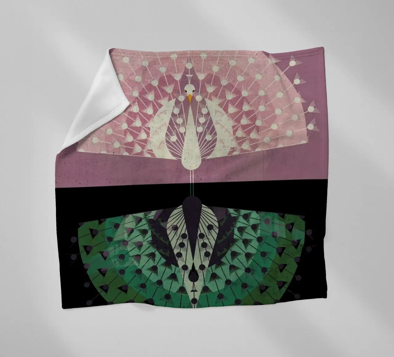 Peacock Fleecedecke von Dieter Braun