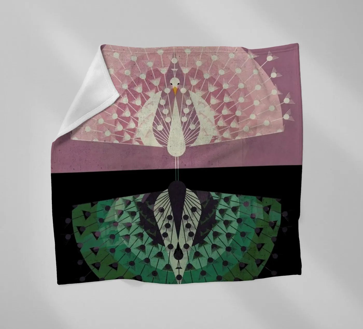 Peacock plaid polaire de Dieter Braun