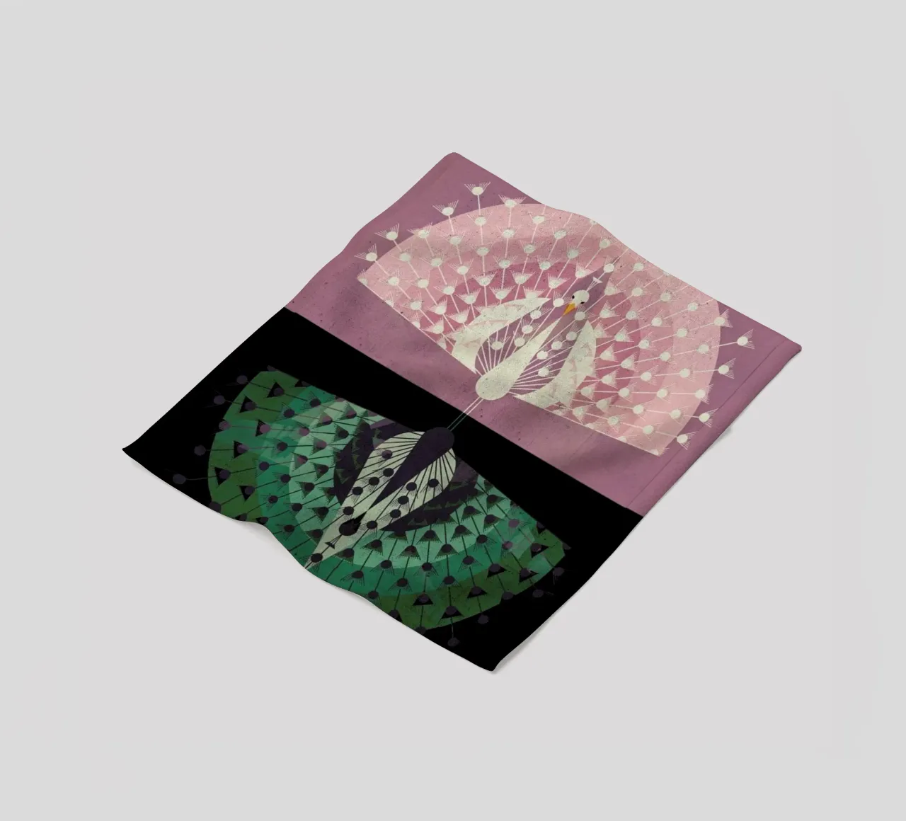 Peacock Fleecedecke von Dieter Braun