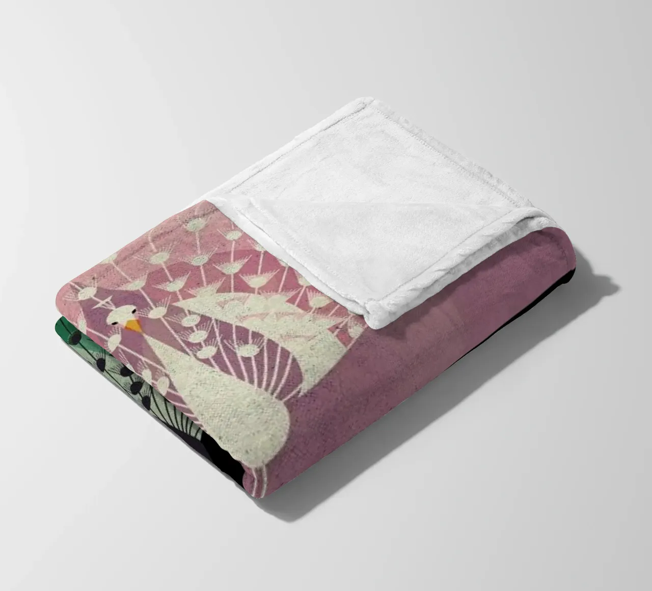 Peacock Fleecedecke von Dieter Braun