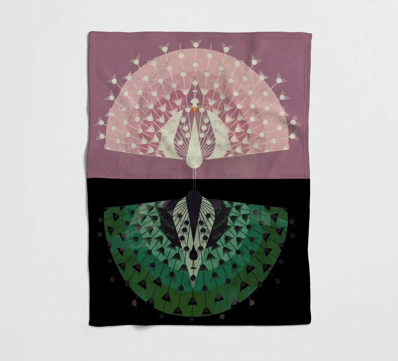 Peacock Fleecedecke von Dieter Braun