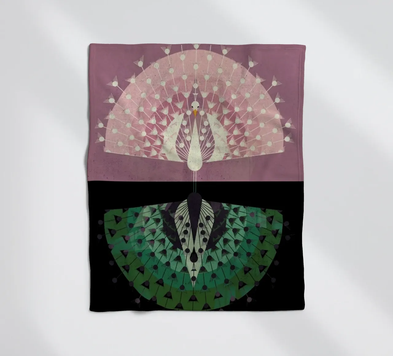 Peacock Fleecedecke von Dieter Braun