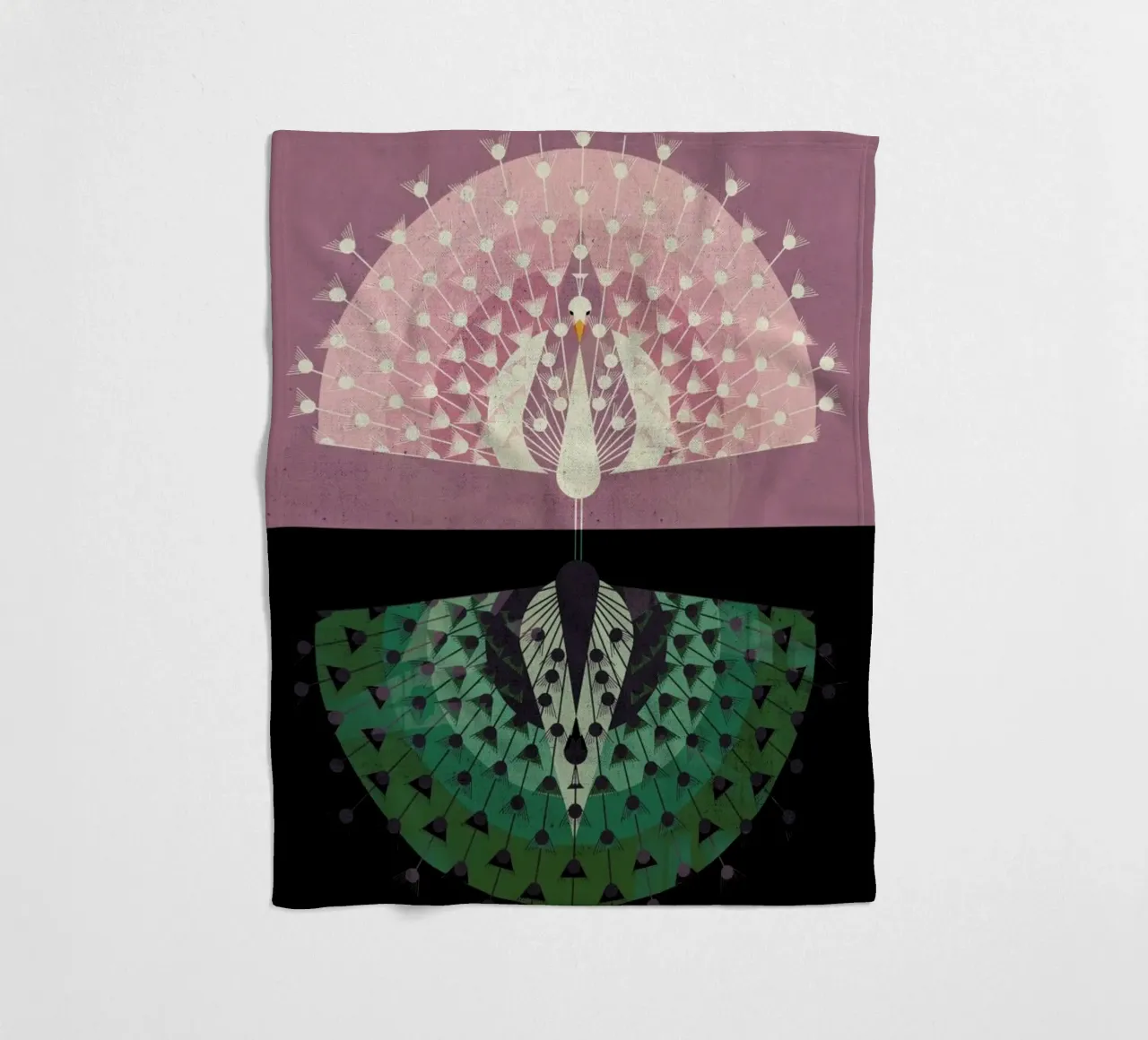 Peacock Fleecedecke von Dieter Braun