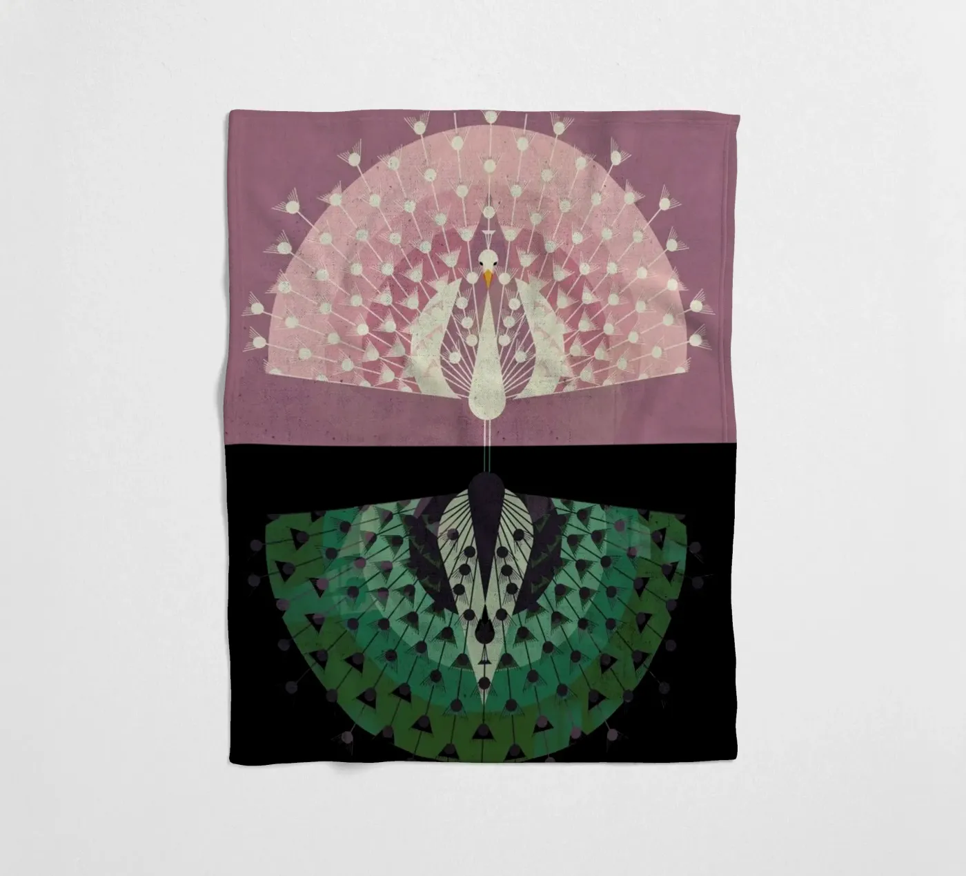 Peacock plaid polaire de Dieter Braun