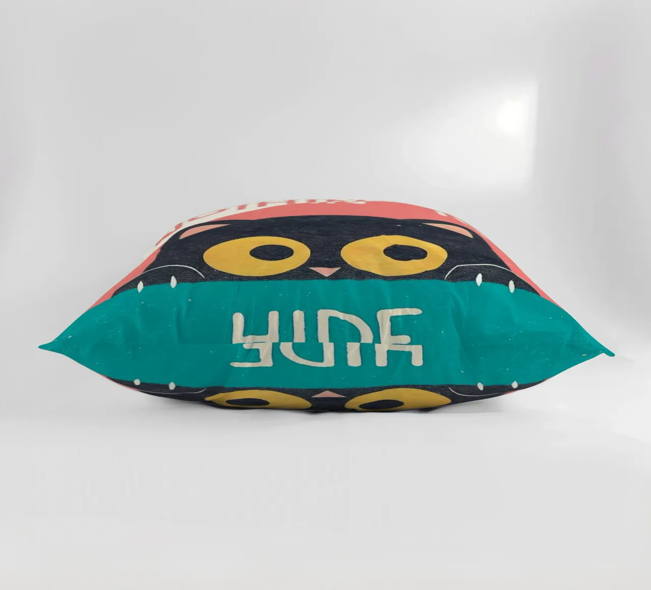 nothin to hide funny cat decorative cushion by ralliness