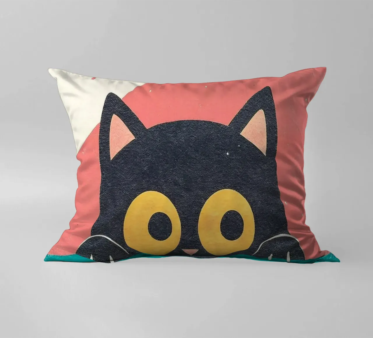 nothin to hide funny cat decorative cushion by ralliness