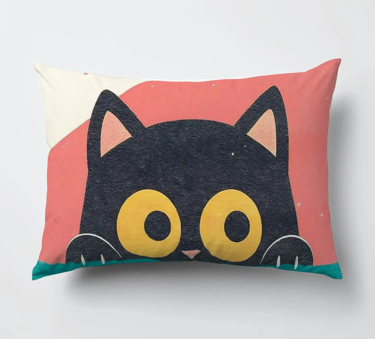 nothin to hide funny cat decorative cushion by ralliness