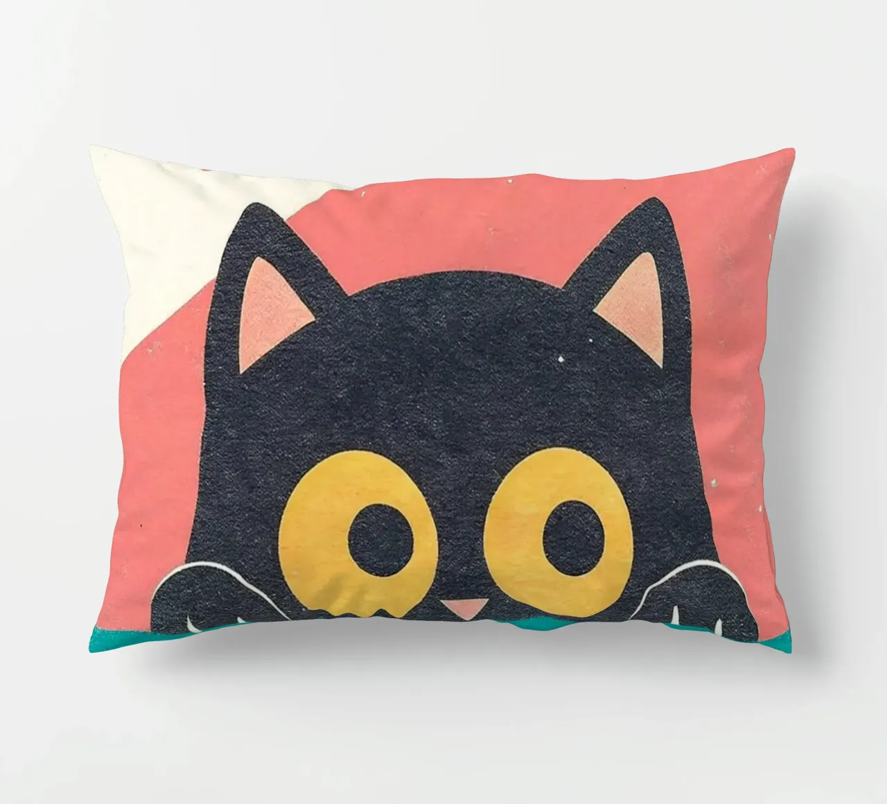 nothin to hide funny cat decorative cushion by ralliness
