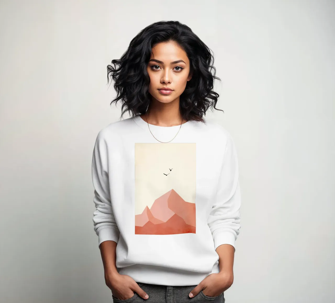 Zugspitze, Eins sweatshirt by Kubistika