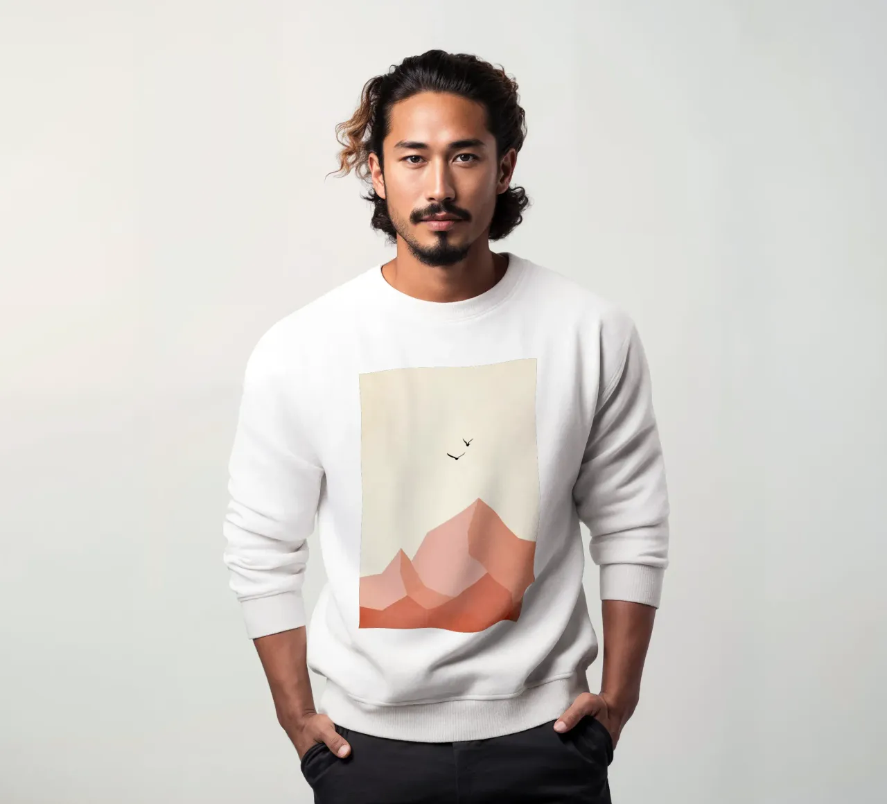 Zugspitze, Eins sweatshirt by Kubistika