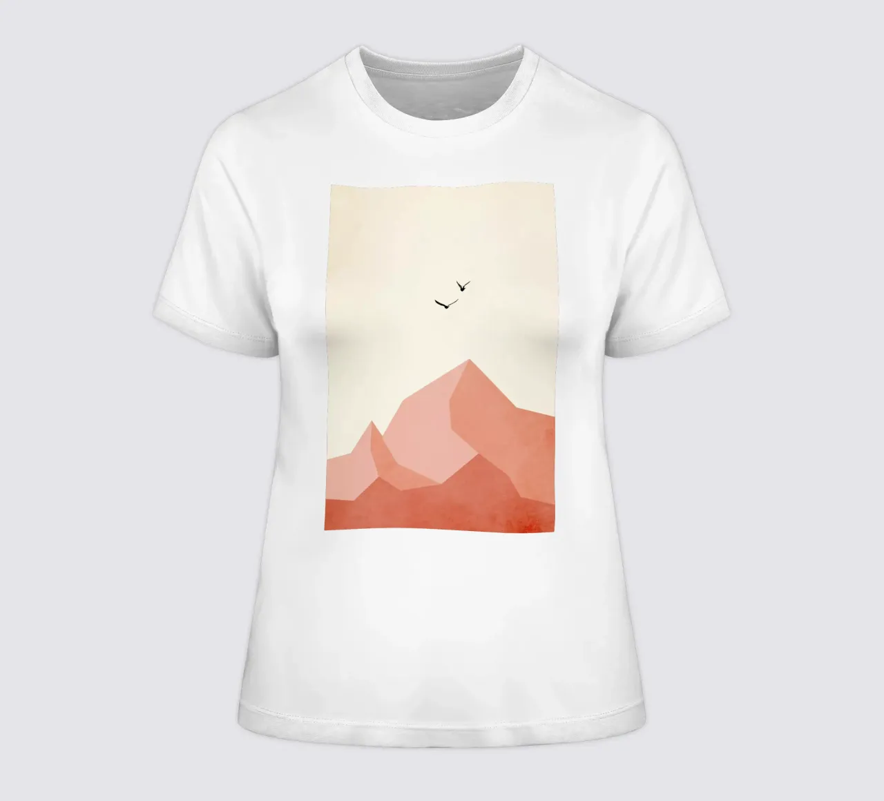 Zugspitze, Eins women's fitted t-shirt by Kubistika