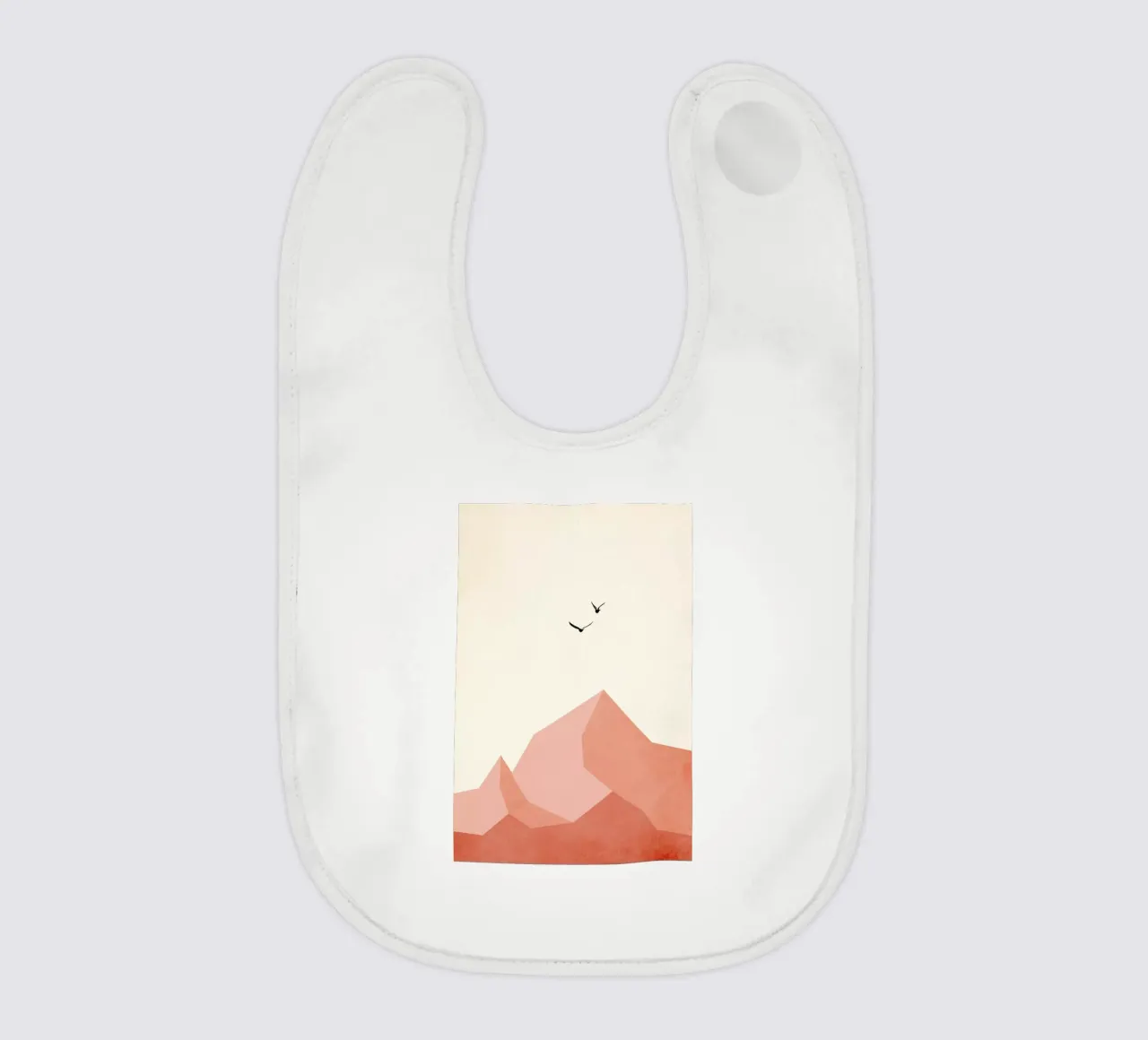 Zugspitze, Eins baby bib by Kubistika