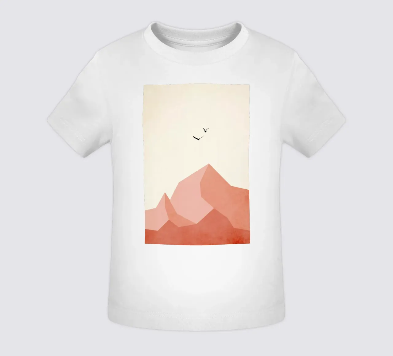 Zugspitze, Eins baby t-shirt by Kubistika