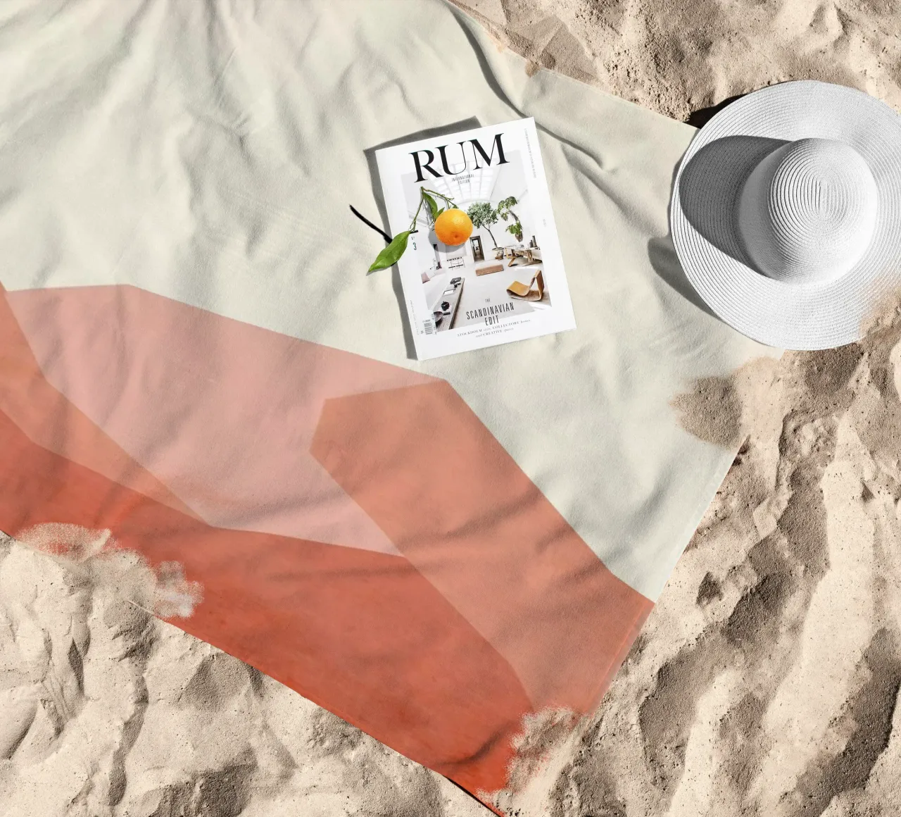 Zugspitze, Eins beach towel by Kubistika