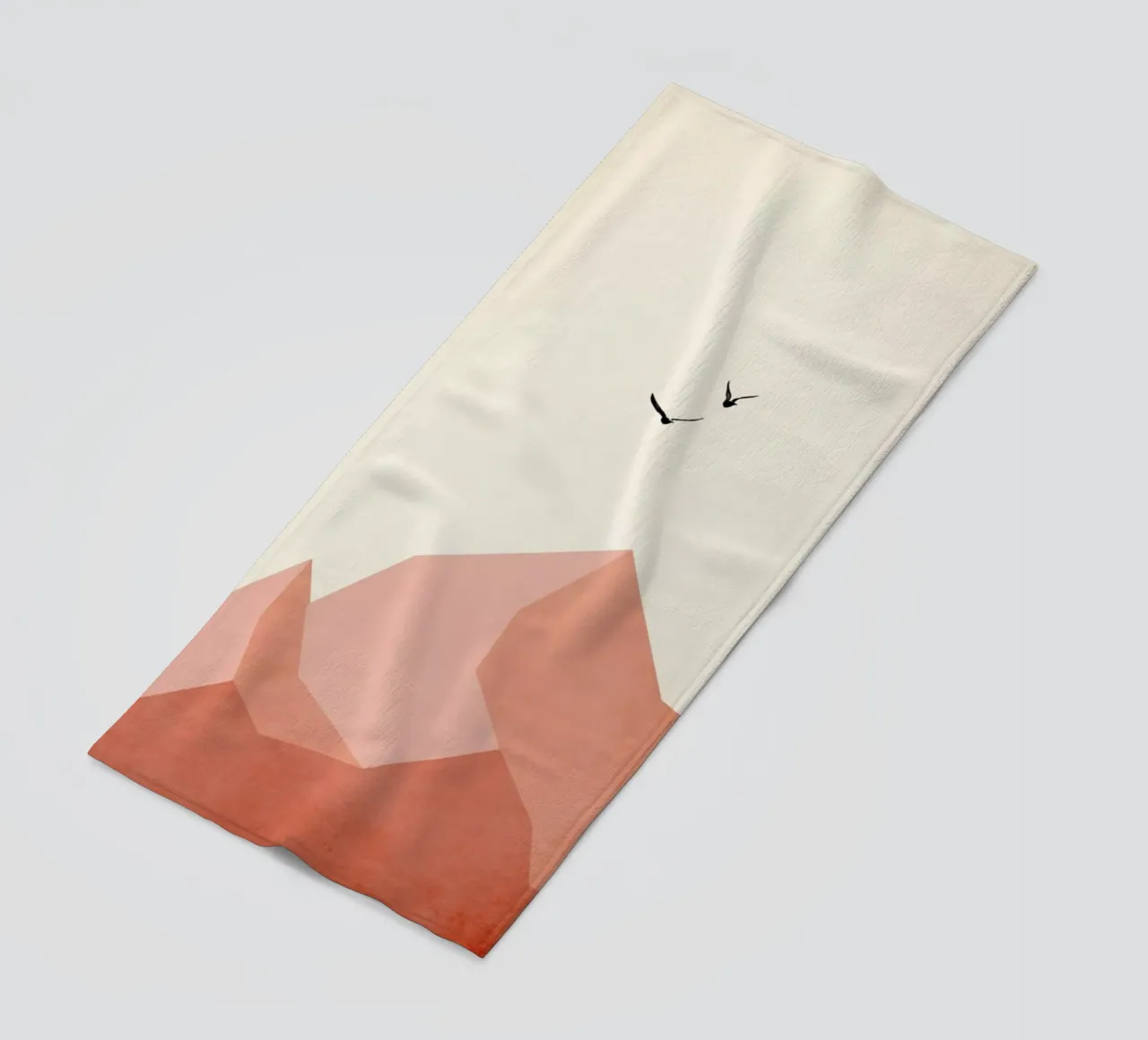 Zugspitze, Eins beach towel by Kubistika