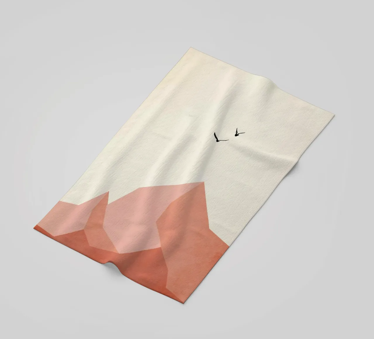 Zugspitze, Eins beach towel by Kubistika