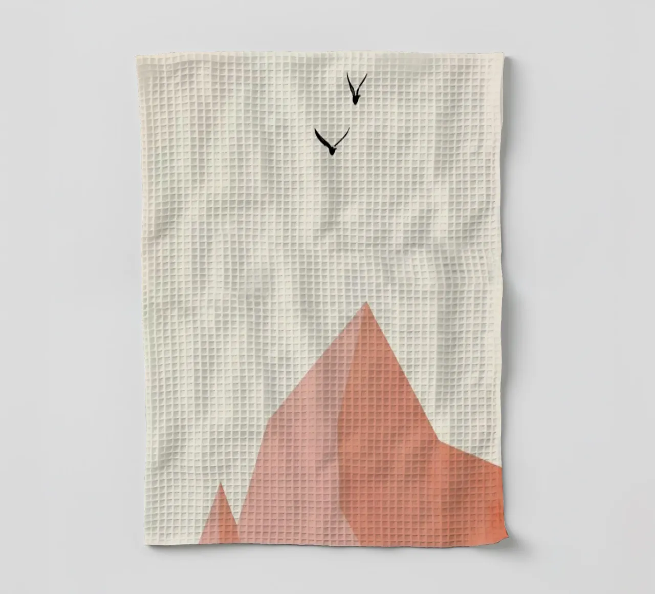 Zugspitze, Eins tea towel by Kubistika
