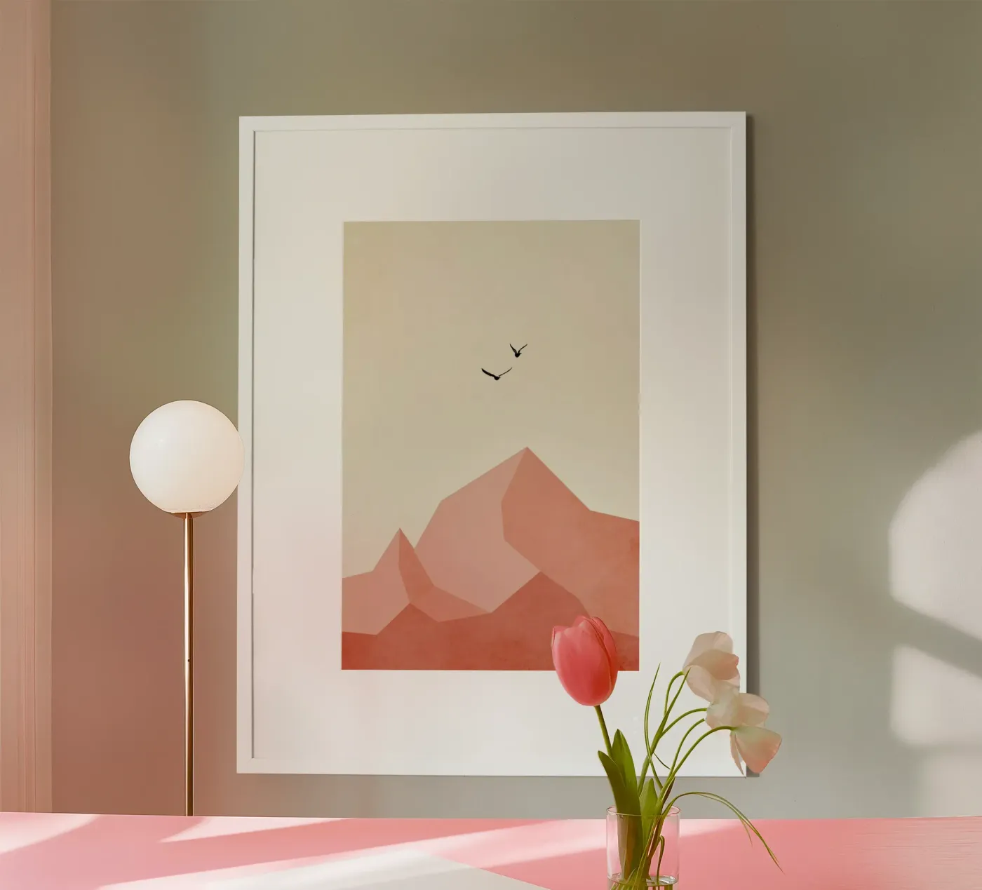 Zugspitze, Eins Poster von Kubistika