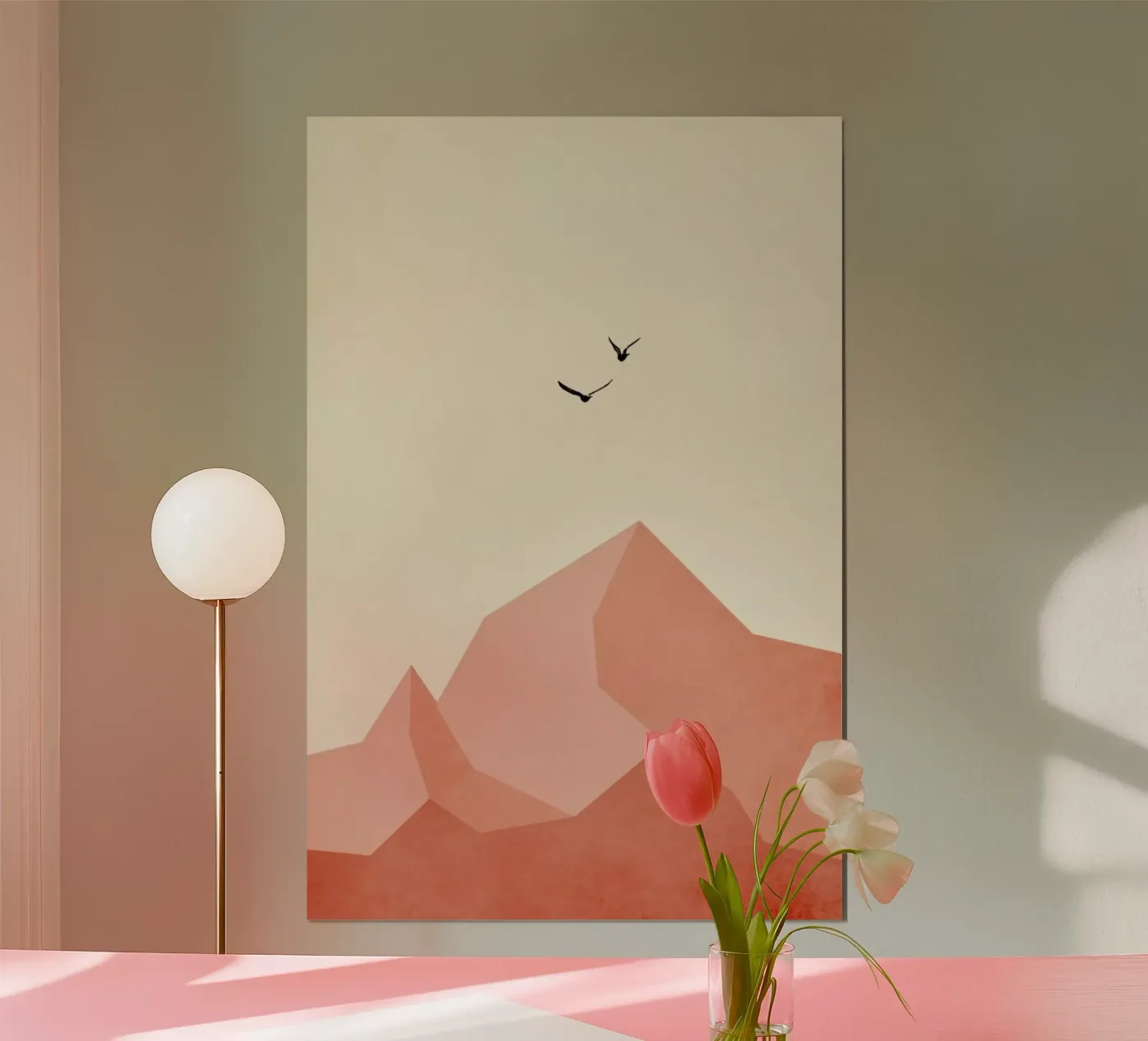 Zugspitze, Eins Poster von Kubistika