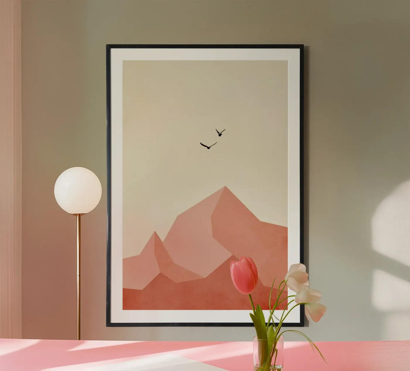 Zugspitze, Eins Poster von Kubistika