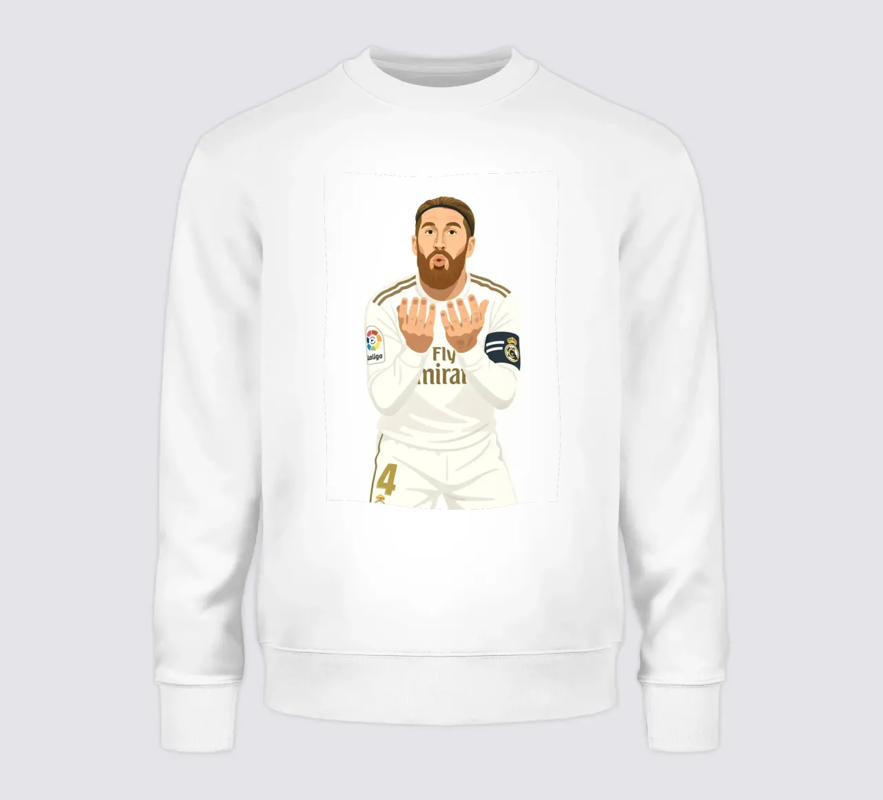 Sergio Ramos Minimalist felpa da MoviesArt