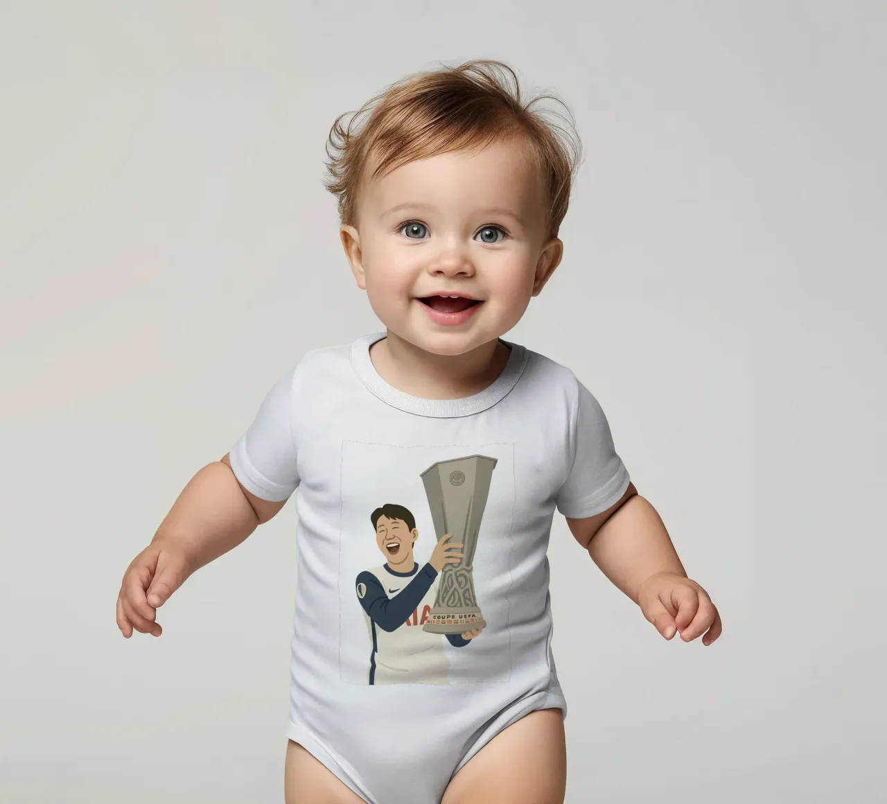 Son Heung-Min Minimalist body neonato maniche corte da MoviesArt
