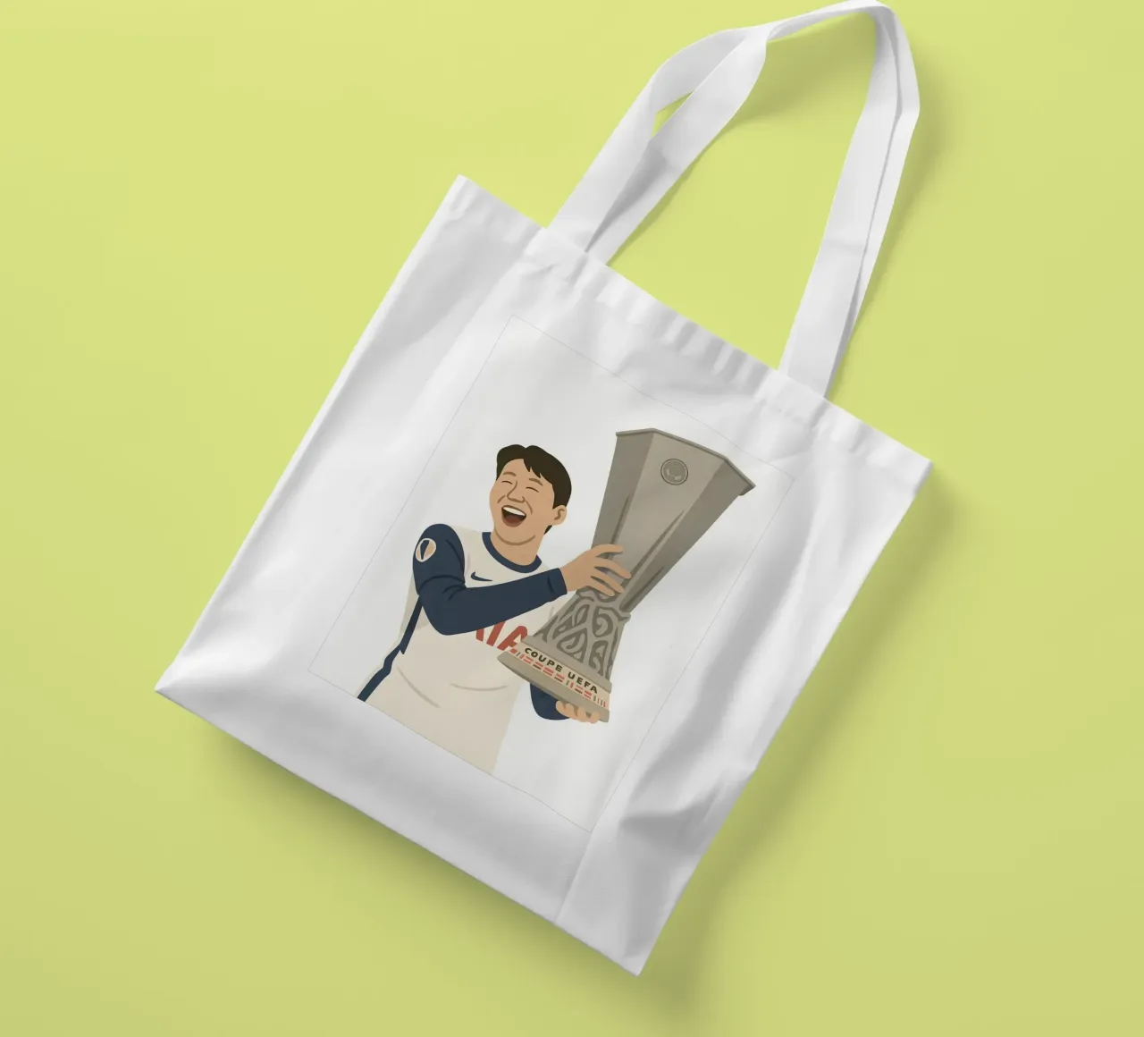 Son Heung-Min Minimalist borsa in juta da MoviesArt
