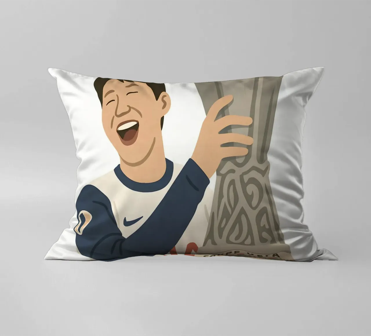 Son Heung-Min Minimalist cuscino da MoviesArt