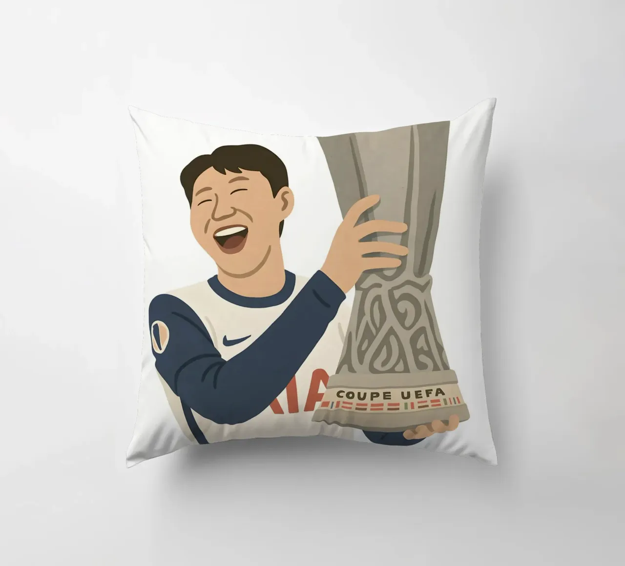 Son Heung-Min Minimalist cuscino da MoviesArt