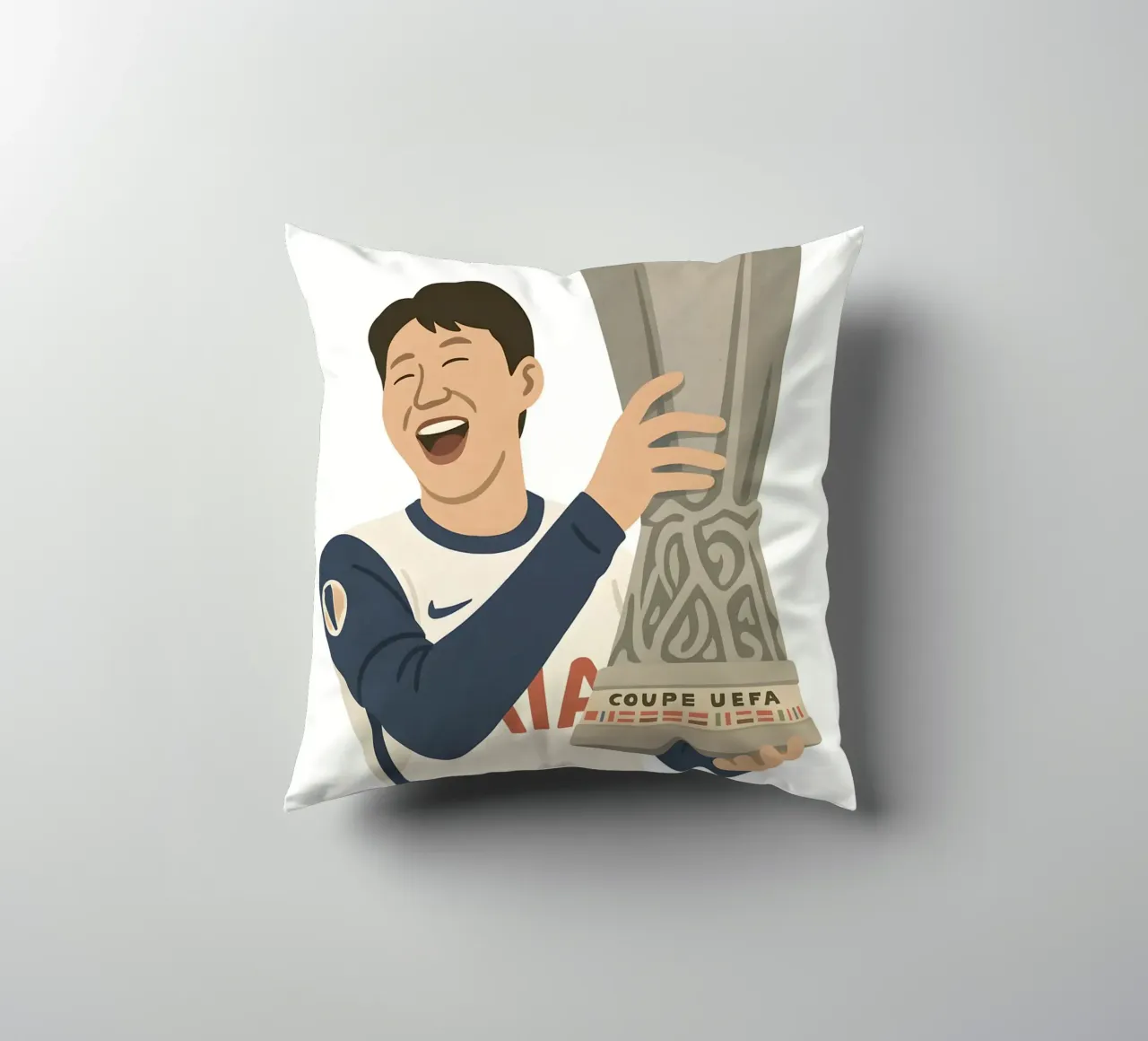 Son Heung-Min Minimalist cuscino da MoviesArt