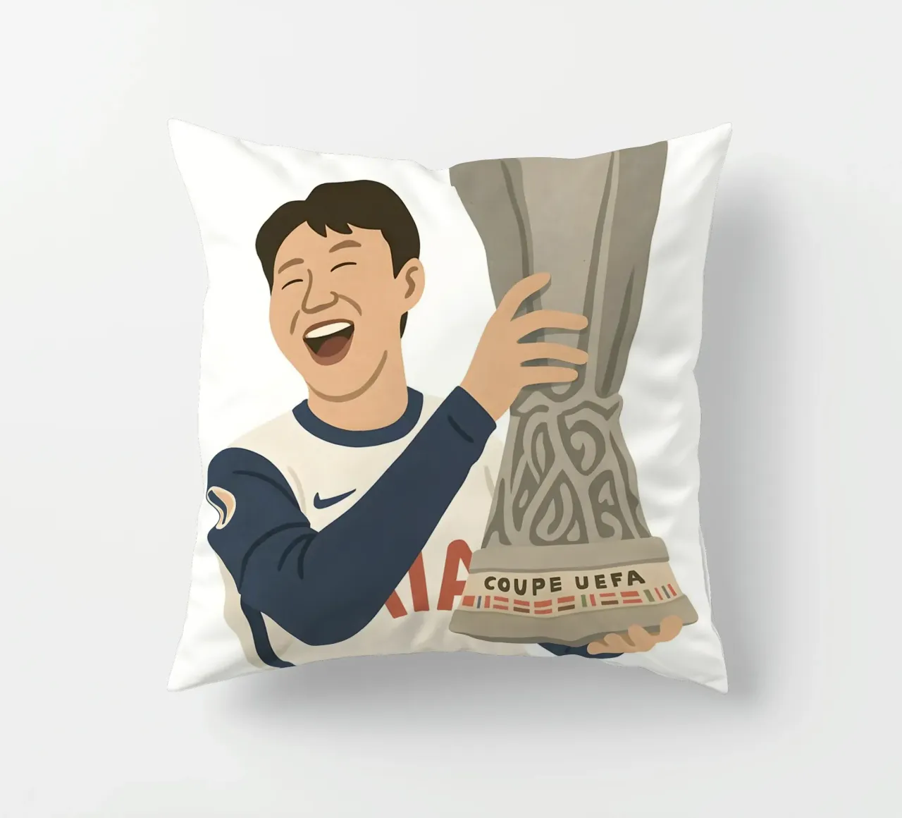 Son Heung-Min Minimalist cuscino da MoviesArt