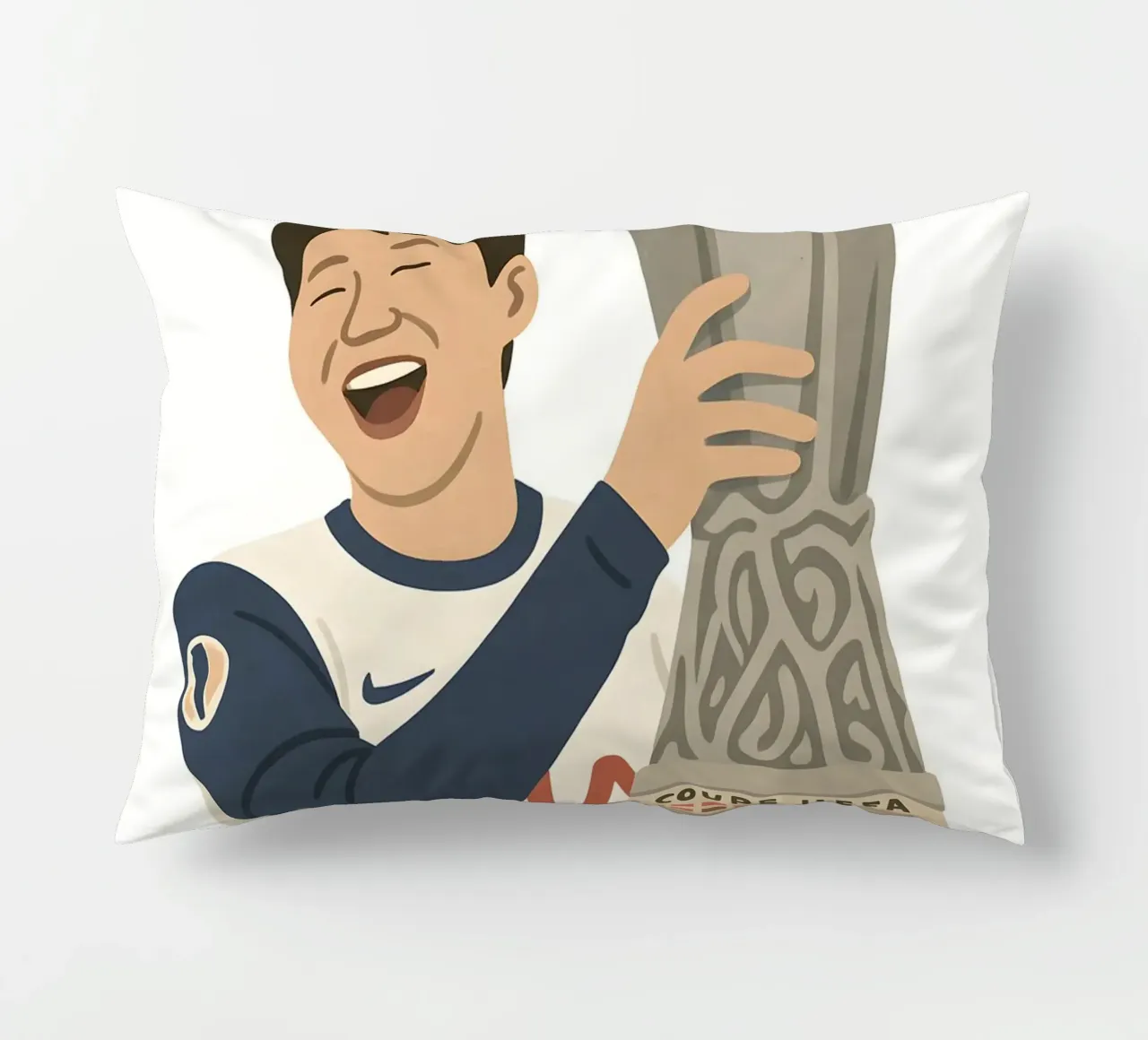 Son Heung-Min Minimalist cuscino da MoviesArt
