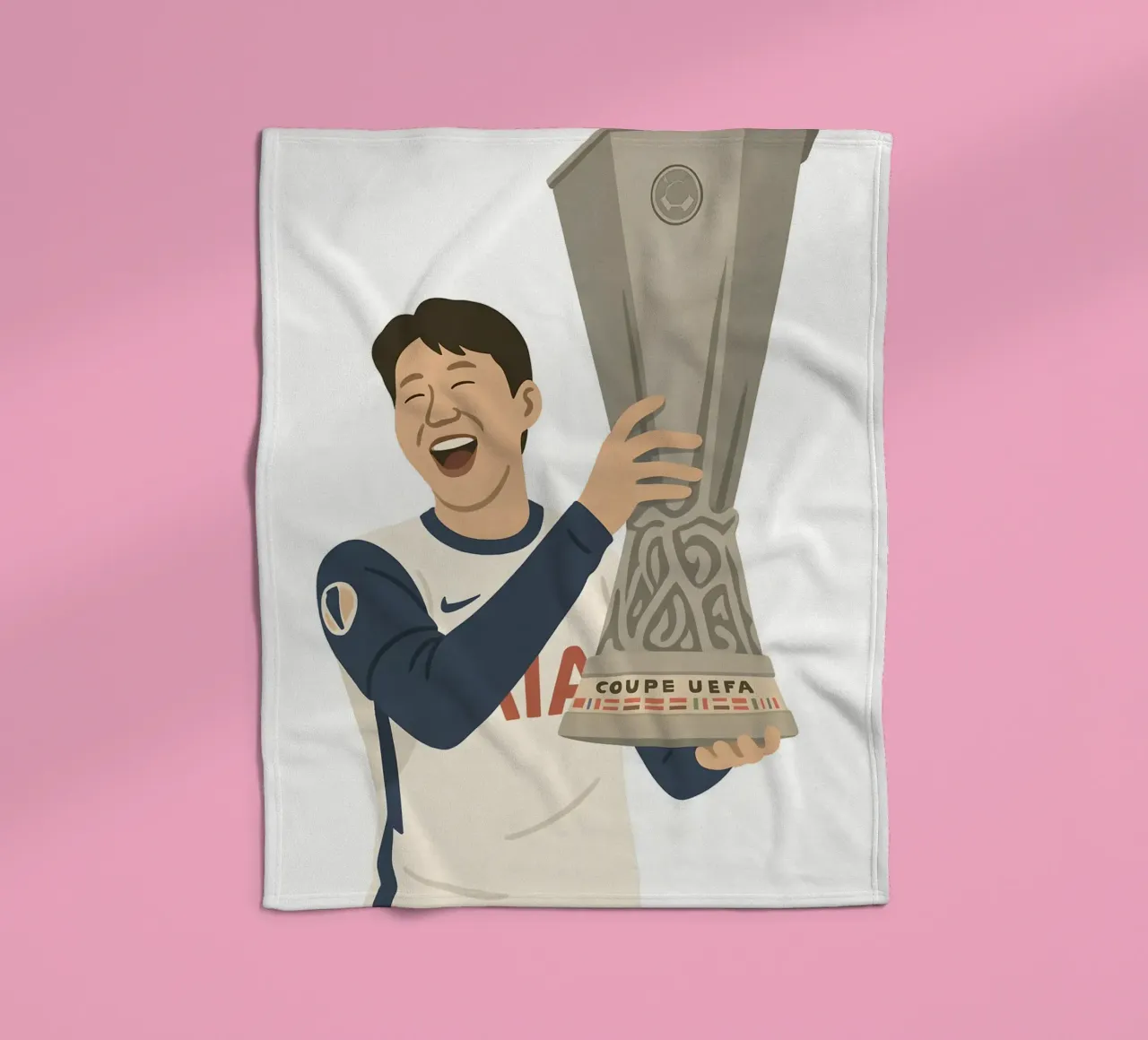 Son Heung-Min Minimalist coperta in pile da MoviesArt