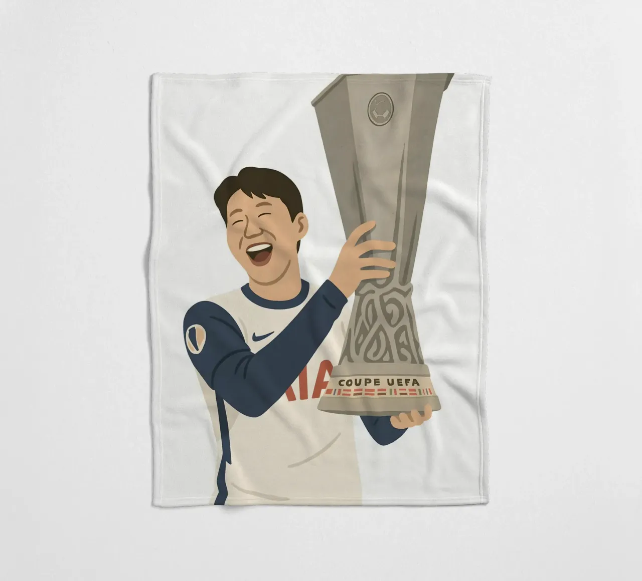 Son Heung-Min Minimalist coperta in pile da MoviesArt