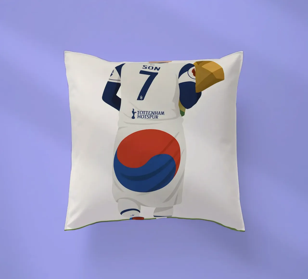 Son Heung-Min Minimalist cuscino da MoviesArt