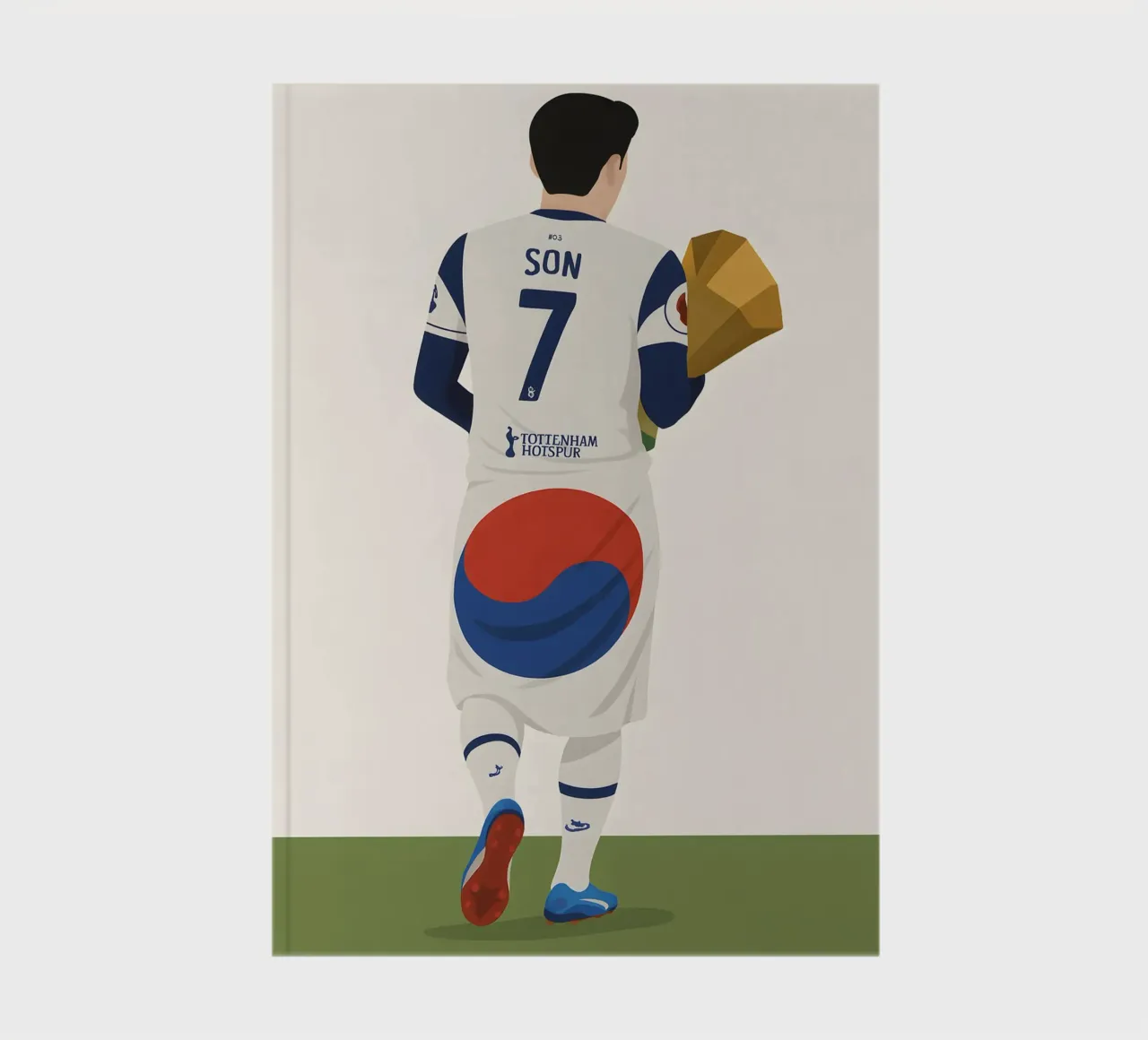Son Heung-Min Minimalist notebook by MoviesArt