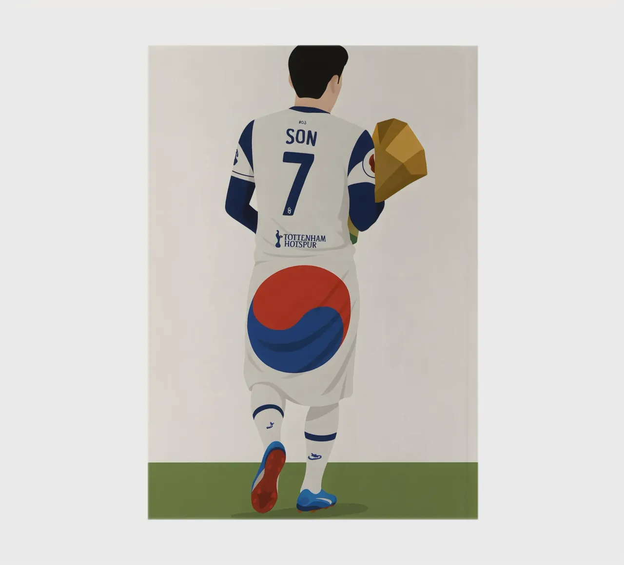 Son Heung-Min Minimalist notebook by MoviesArt