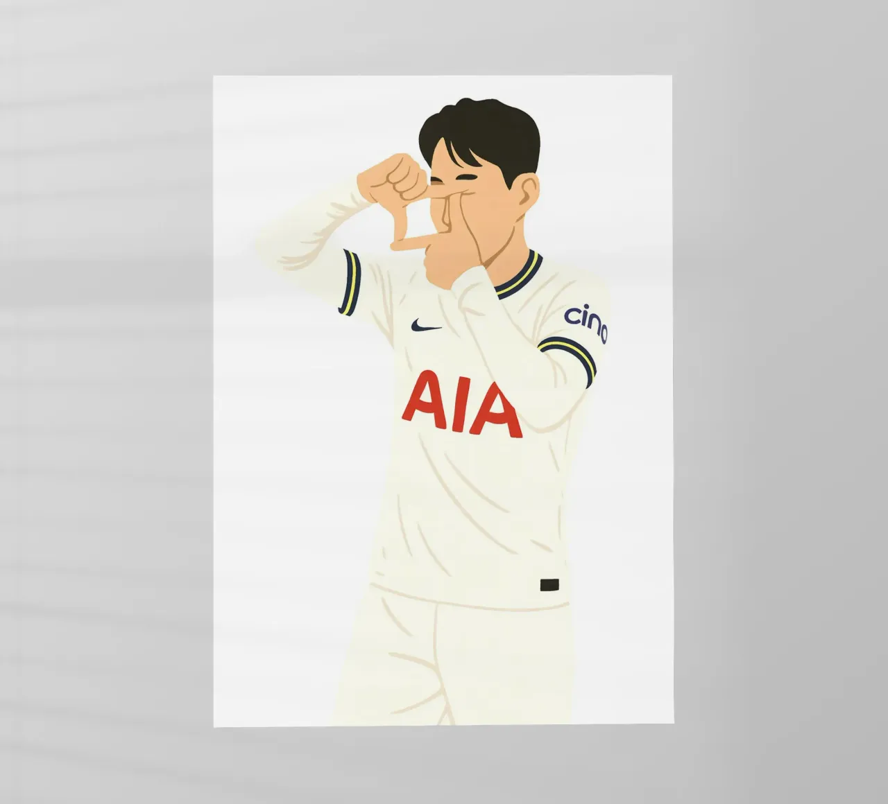Son Heung-Min Minimalist pellicola backlit da MoviesArt