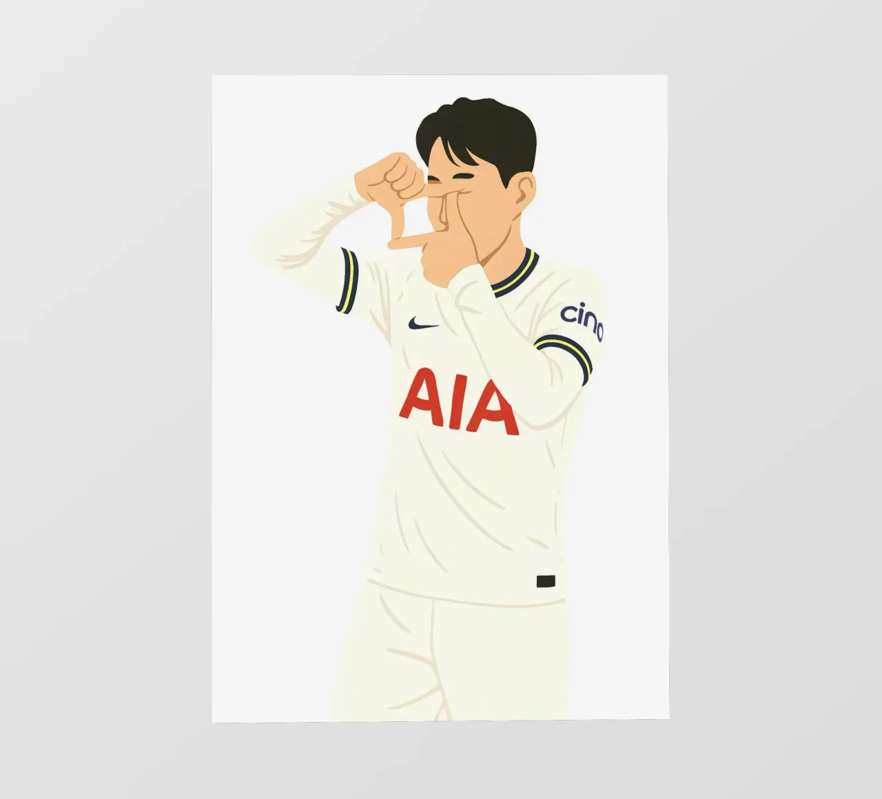 Son Heung-Min Minimalist telo in pvc da MoviesArt