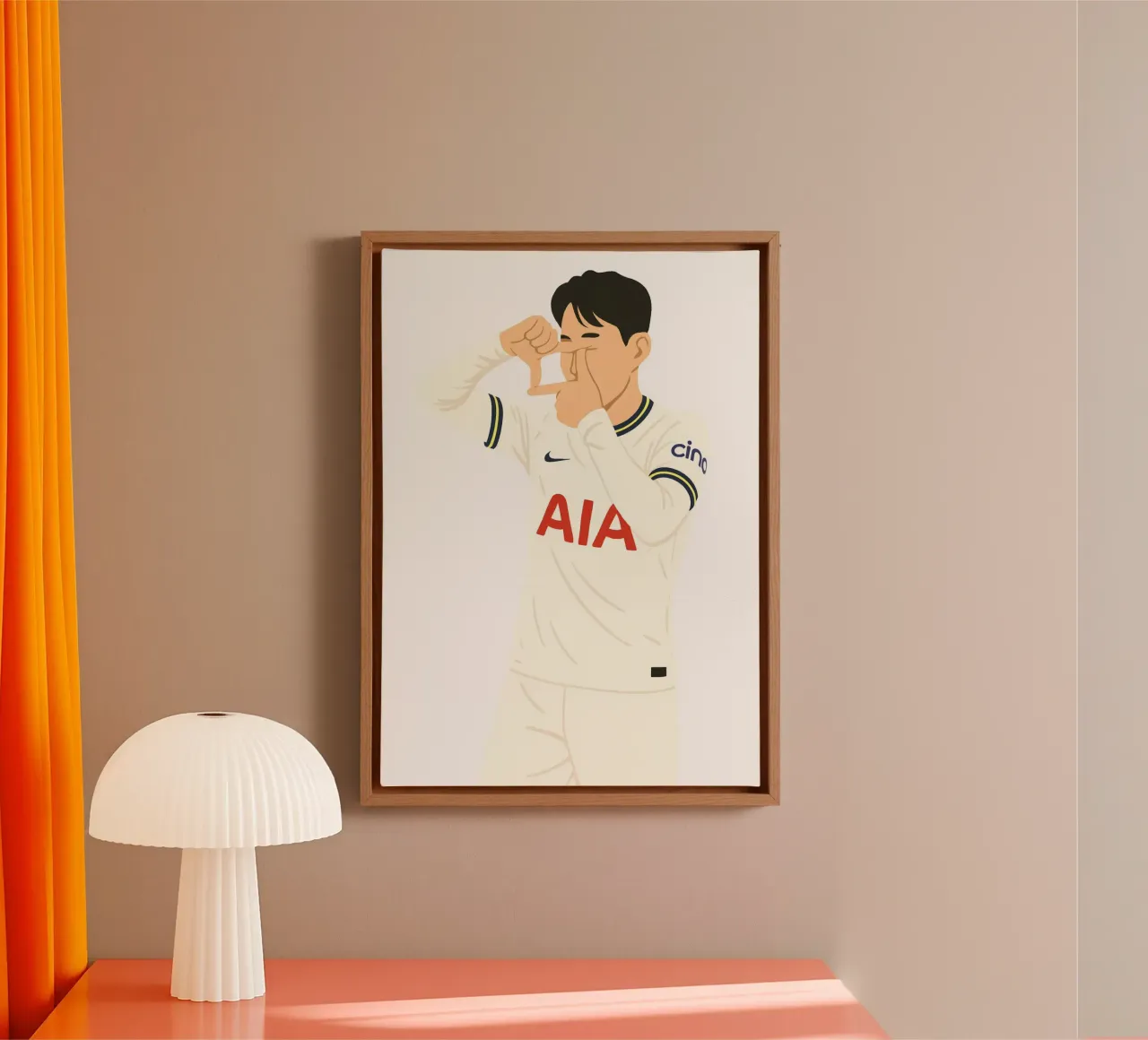 Son Heung-Min Minimalist canvas by MoviesArt